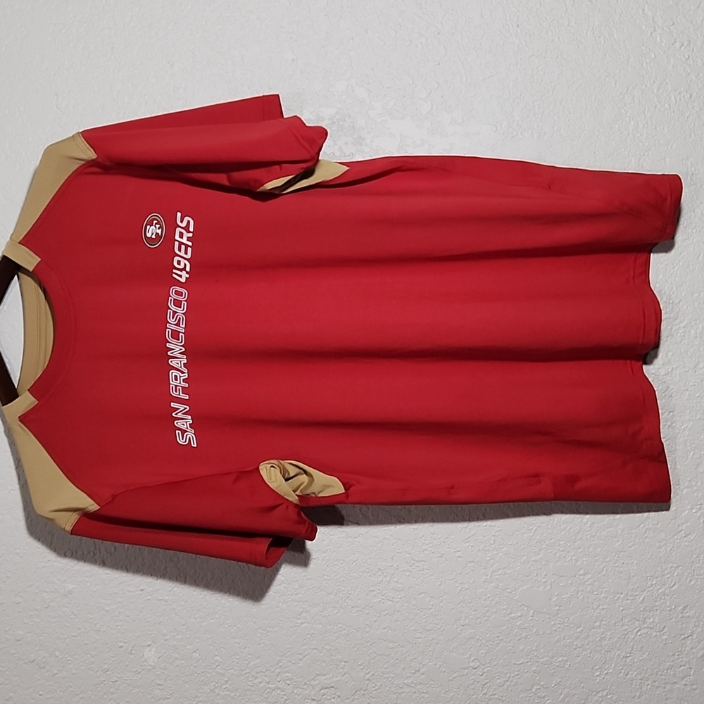Handshigh San Francisco 49ers Screened Performance Short Sleeve T-Shirt Sz. L